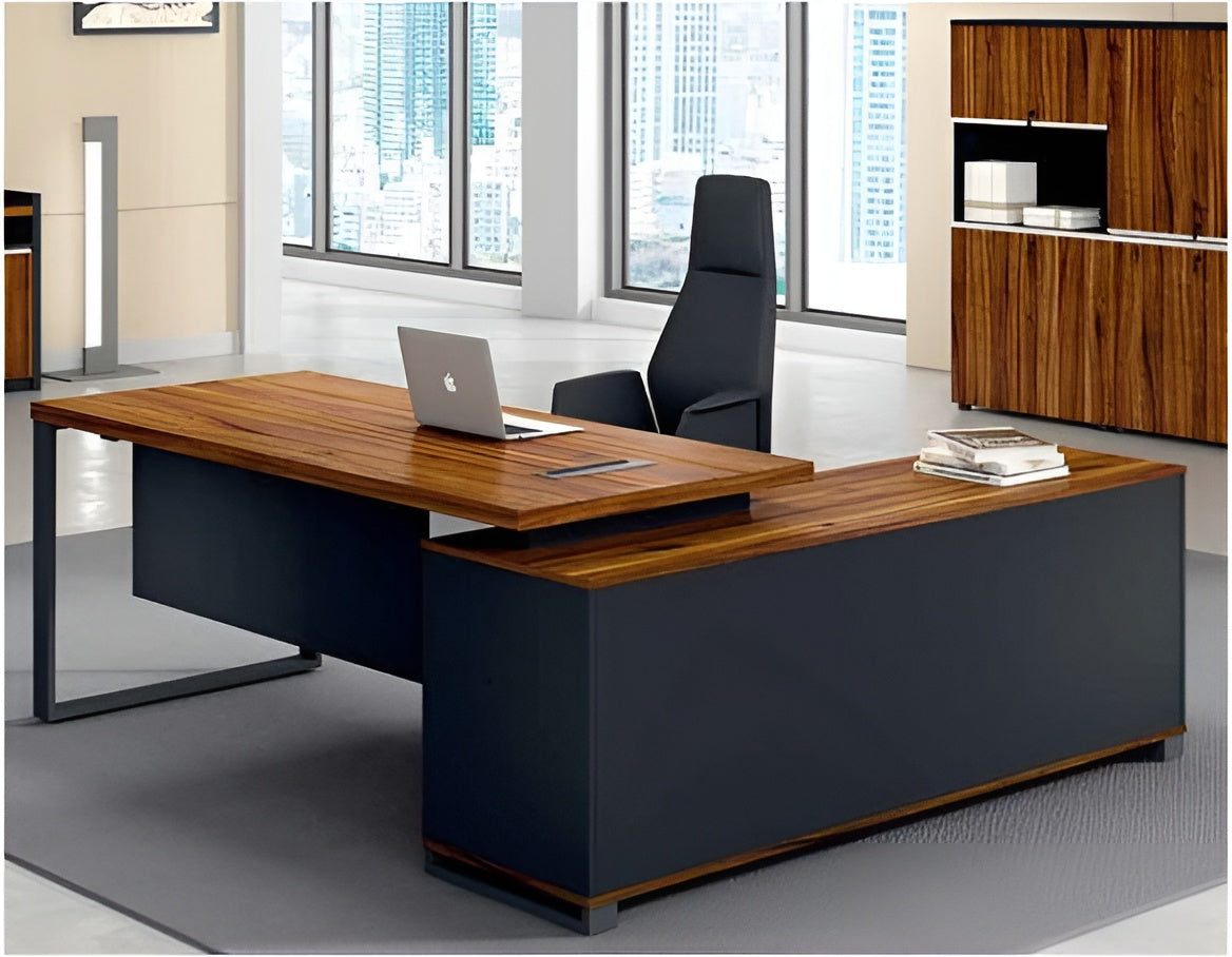 EXECUTIVE CABIN DESKS WITH METAL LEGS