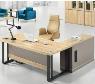 EXECUTIVE CABIN DESKS WITH METAL LEGS