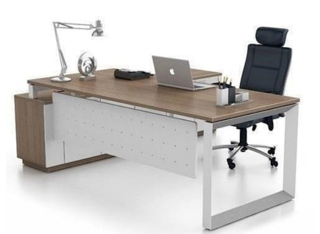 EXECUTIVE CABIN DESKS WITH METAL LEGS