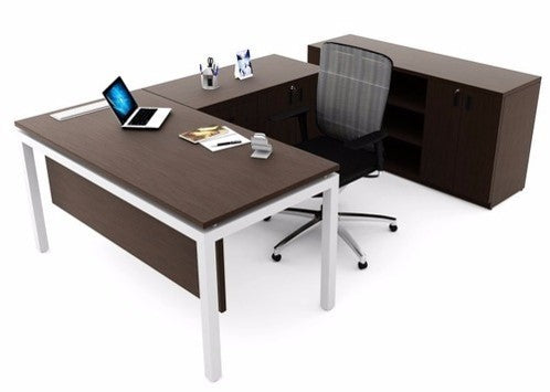 EXECUTIVE CABIN DESKS WITH METAL LEGS